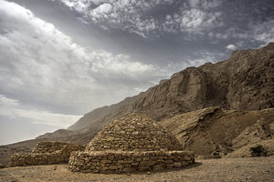Las tumbas de Jebel Hafeet Beehive en Al Ain, Emiratos Árabes Unidos
