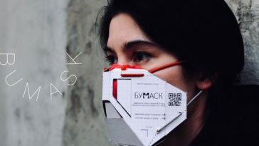 La primera máscara de cartón anti-coronavirus DIY con un filtro reemplazable 3